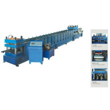 Speedway guard rail forming machine